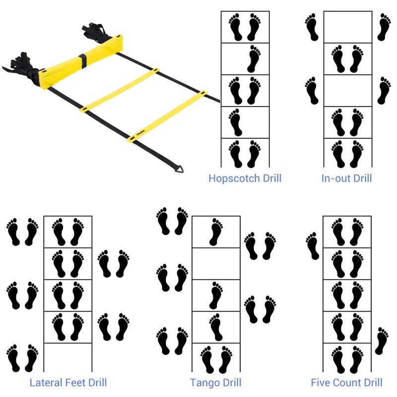 Training Agility Ladder With Nylon Strap